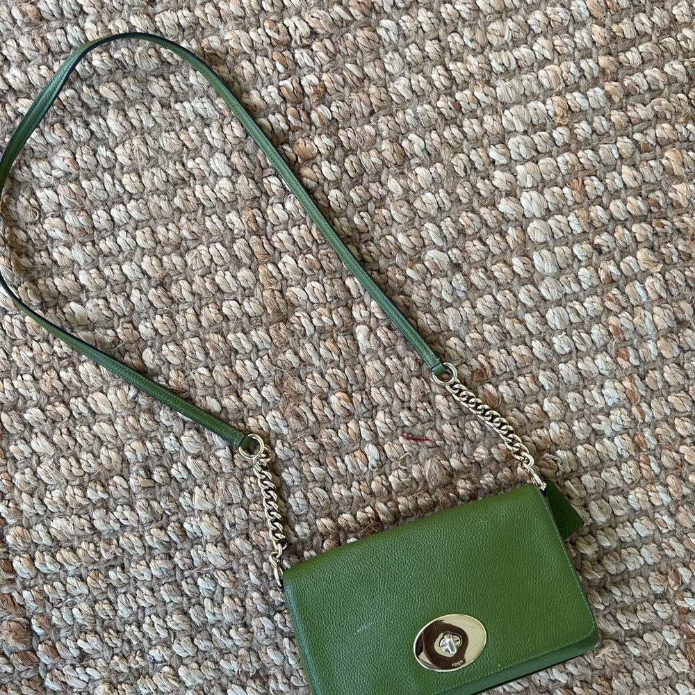 Coach Olive Green Crossbody Bag